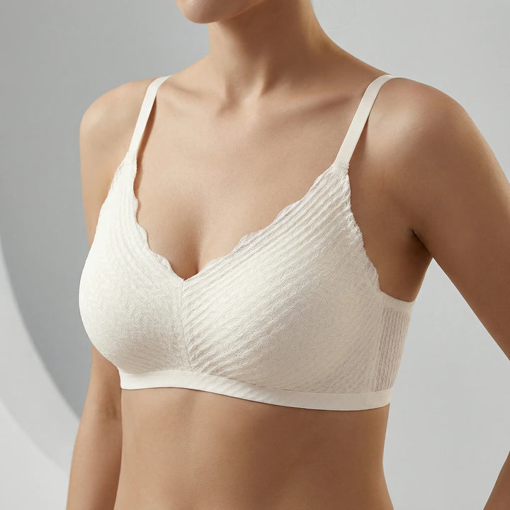 Bekväm sienna dambralette utan bygel, perfekt för daglig rörelsefrihet, mjuk underkläder.