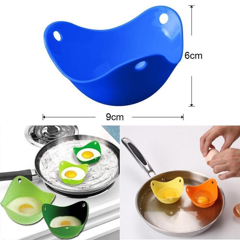 "Silikon äggform i livfulla färger, perfekt för matlagning, bakning och geléer, tål höga temperaturer, BPA-fri."