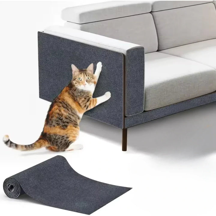 Självhäftande klösmatta för katter. Skyddar möbler och ger katten en perfekt klösyta.