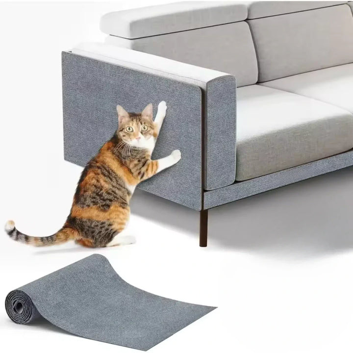 Diskret och stilren klösmatta som smälter in i heminredningen. Ett snyggt kattmöbelskydd som är djurvänligt.