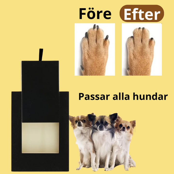 Stressfri klovård för hund med självslipande klösbräda i bambu. Idealisk för trygg och lekfull kloslipning.