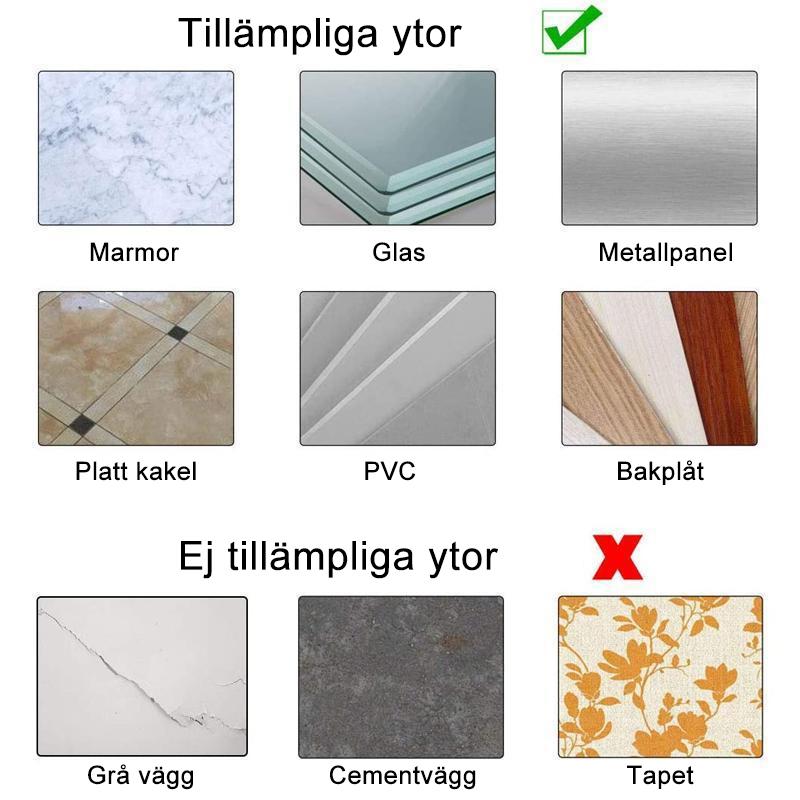 "Självhäftande transparent väggkrok i elegant och diskret design för heminredning, perfekt för alla rum."