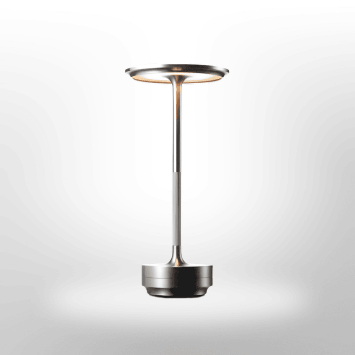 Stilren bordslampa, sladdlös touchbelysning med LED för modern och funktionell inredning.