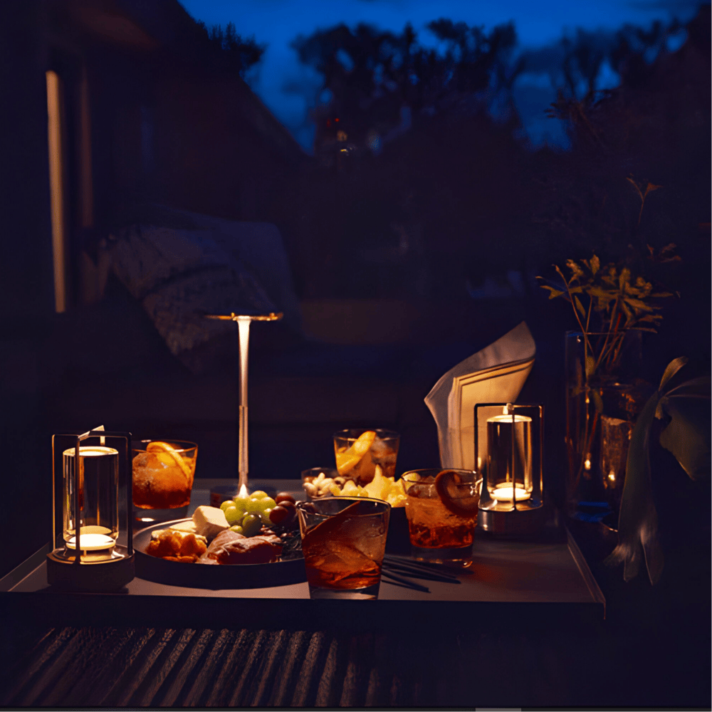 Portabel touchlampa, sladdlös LED-bordslampa, perfekt som flexibel stämningsbelysning.