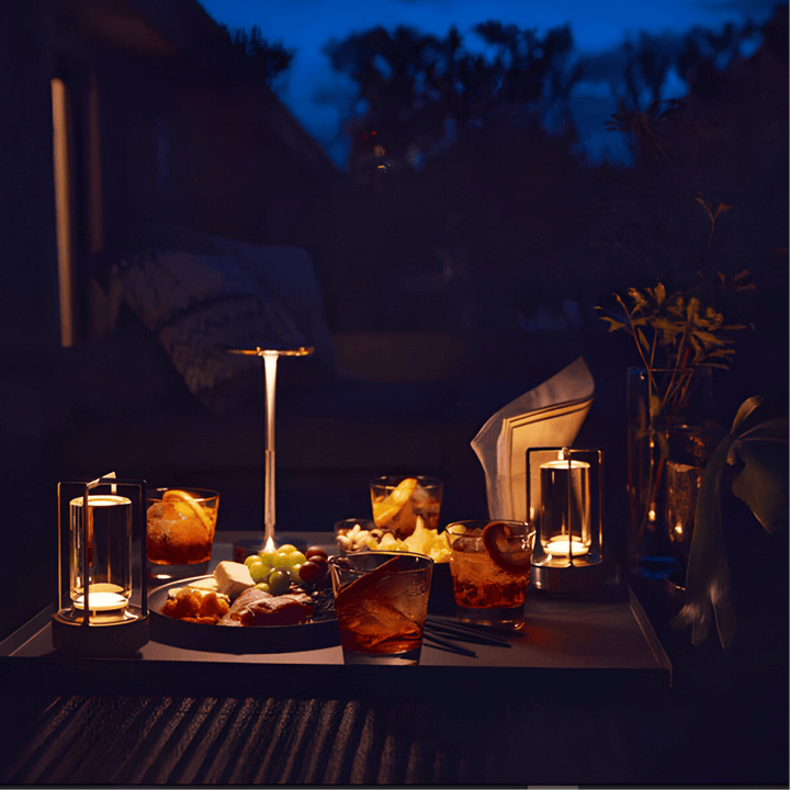 Portabel touchlampa, sladdlös LED-bordslampa, perfekt som flexibel stämningsbelysning.