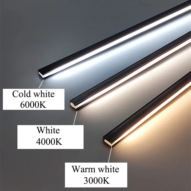 Anpassningsbar LED-list för skåpbelysning, välj längd & färgtemperatur (varm/kallvit).