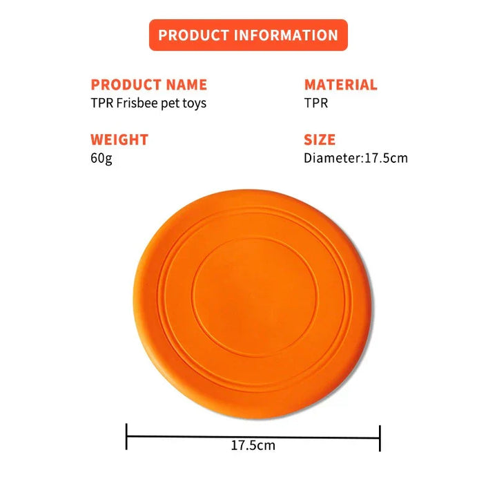Tålig hundfrisbee i röd färg, en kastleksak för energifylld utomhuslek med hunden.