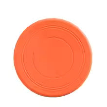 Hundleksak: Gul hundfrisbee för aktiv lek. Slitstark och perfekt för apport samt hundträning.