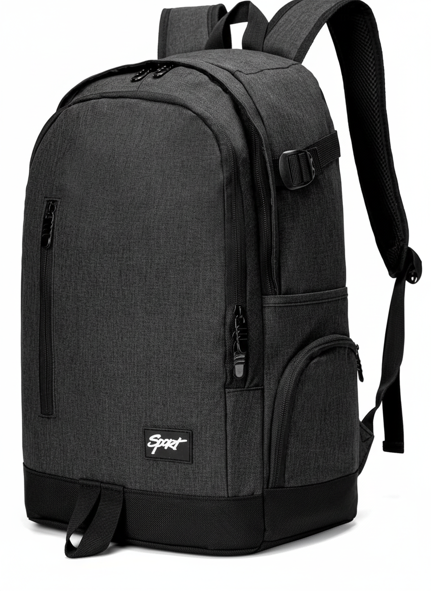 Multifunktionell laptopväska i slim design, perfekt för pendling, studenter och arbete.