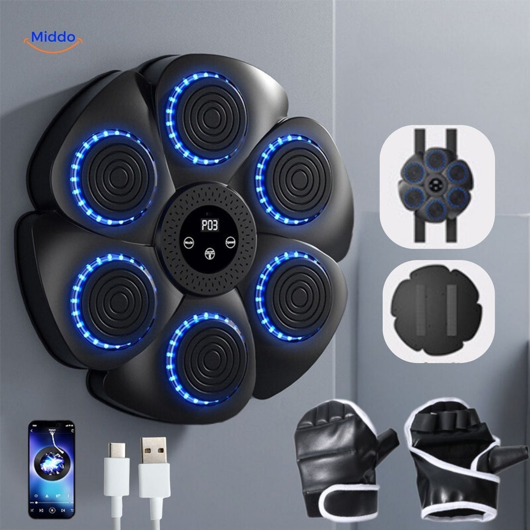Familjevänlig smart boxmaskin, perfekt present för interaktiv fitness- & reflex-träning hemma.