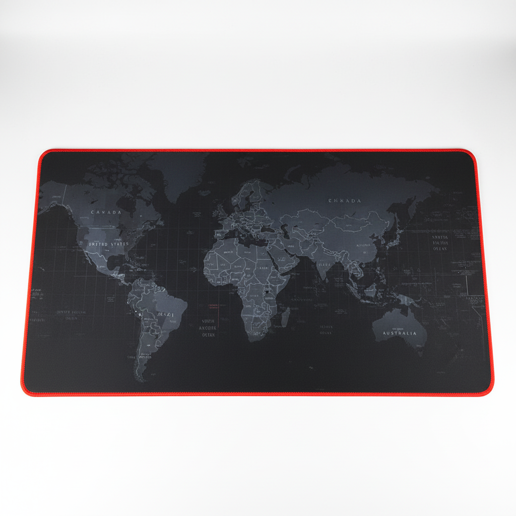 Antislip musmatta SmoothMap i kartdesign. Perfekt för gaming, arbete, precision & stilfull skrivbordsinredning.