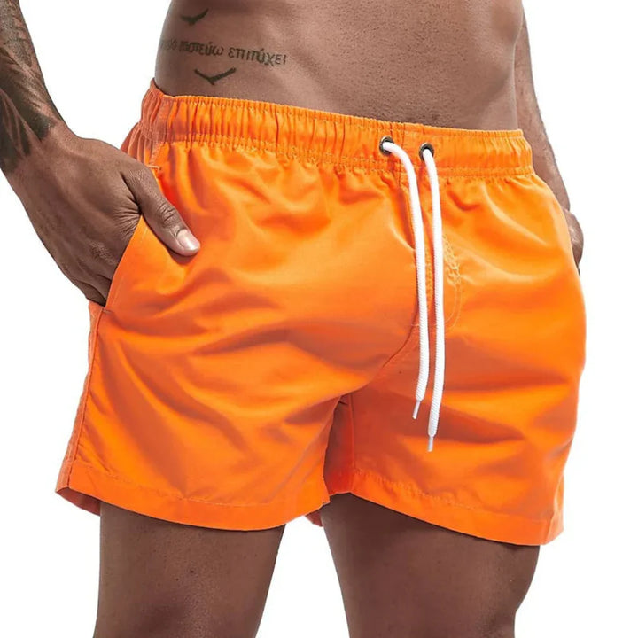 Snabbtorkande badshorts herr, perfekta badkläder för sommar, strand, pool och aktiv fritid.
