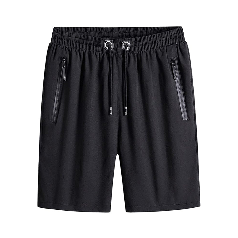 "Snabbtorkande herrshorts för stranden med sportlinjeformad design, fantastisk elasticitet och ventilerande material."