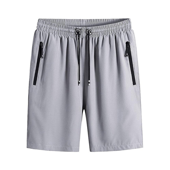 "Snabbtorkande herrshorts för stranden med sportlinjeformad design, fantastisk elasticitet och ventilerande material."