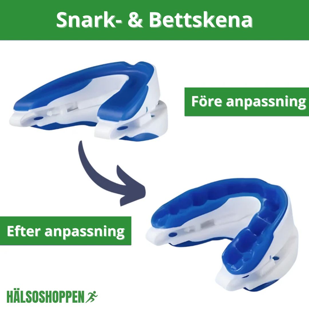 Snarkskena för friare andning och tystare sömn. Enkel lösning för utvilade nätter och ökad livskvalitet.