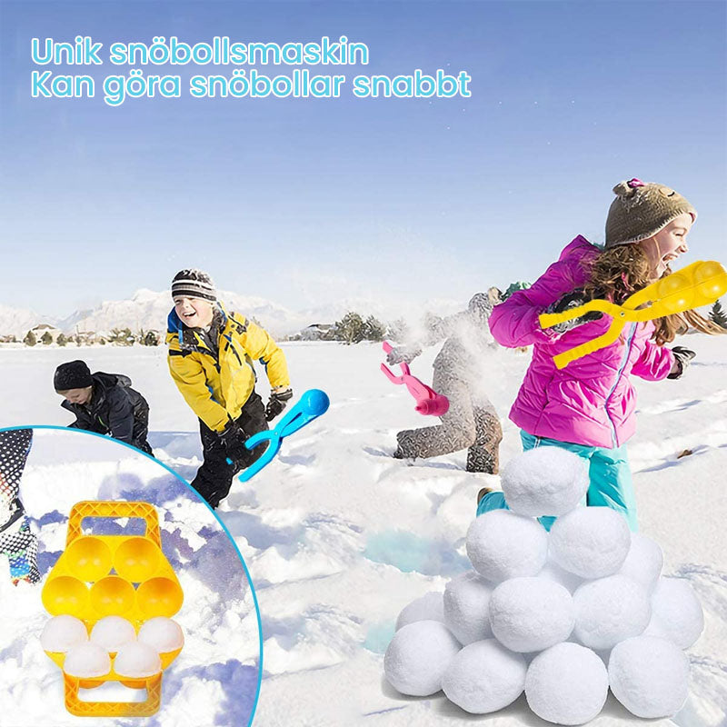 "Snö Anka Klämma för barn, färgglad och lätt plastdesign, skapar söta snöankor för lek utomhus och inomhus."