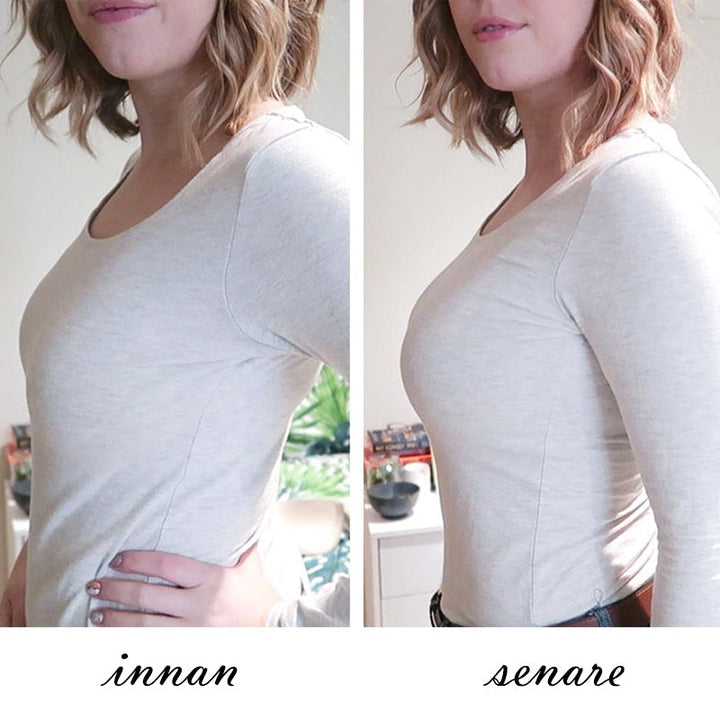 "Sömlös bandeau BH för damer, beige nylon och bomullsblandning, avtagbart skumfoder, breda sidovingar för komfort och stöd."