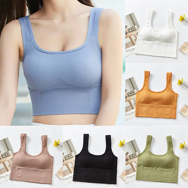 "Sömlös damherrdel för sport med push-up dyna, grå färg, nylon-spandex, perfekt för träning med flexibilitet och stil."