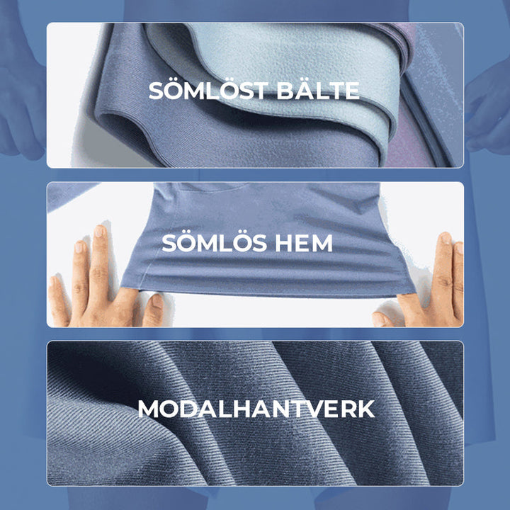 "Sömlösa gröna boxershorts för män med elastisk midja, korta ben och 3D-konturpåse för optimal komfort."