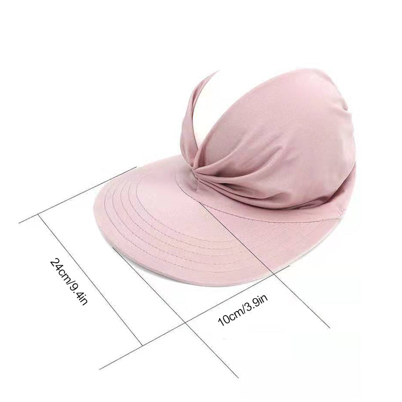 Sommarhattskydd för kvinnor med UV-skydd i elastiskt polyester, svart och vit, skyddar mot solens strålar och värme.