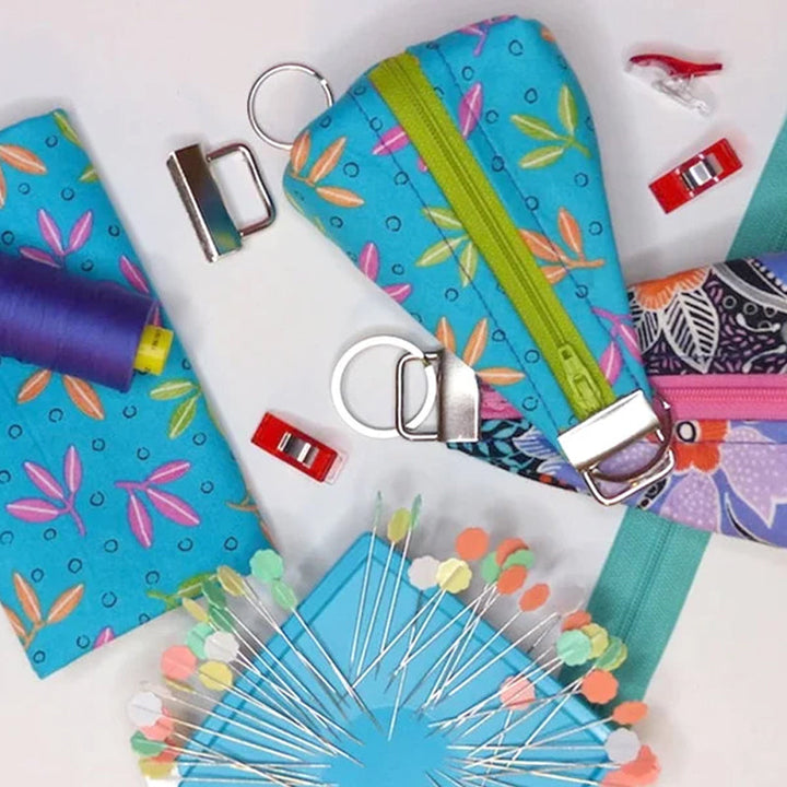 "Söt akryl nyckelpåse för nybörjare, transparent och kompakt design, perfekt för små föremål"