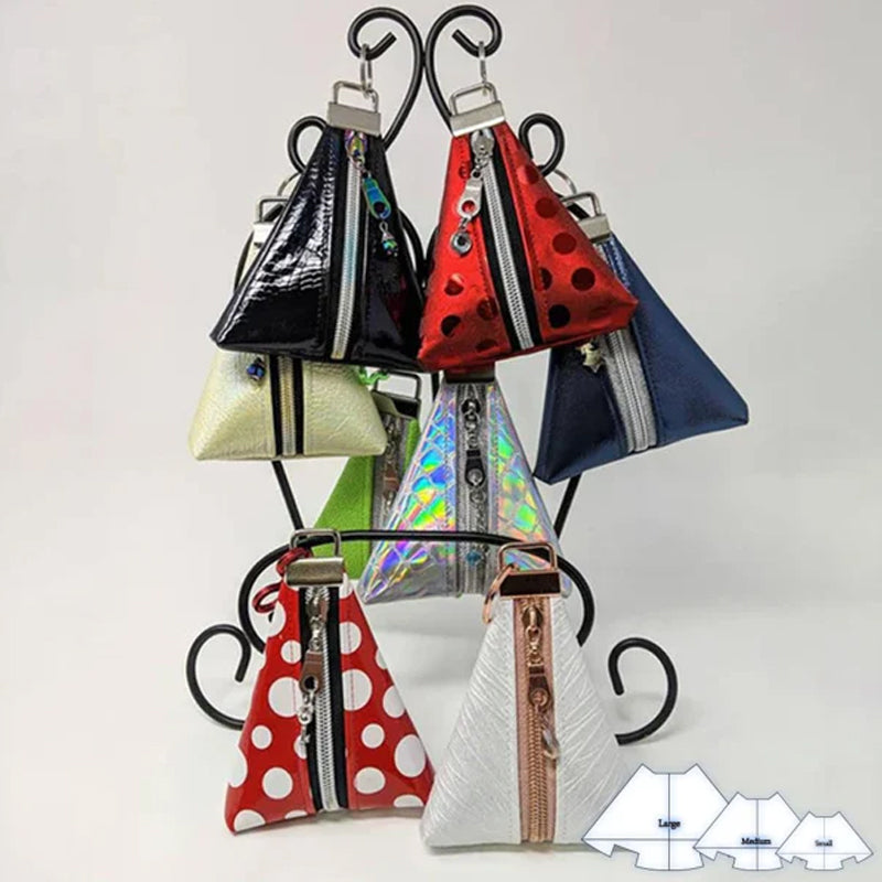 "Söt akryl nyckelpåse för nybörjare, transparent och kompakt design, perfekt för små föremål"