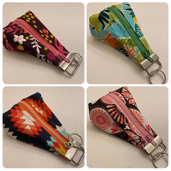 "Söt akryl nyckelpåse för nybörjare, transparent och kompakt design, perfekt för små föremål"