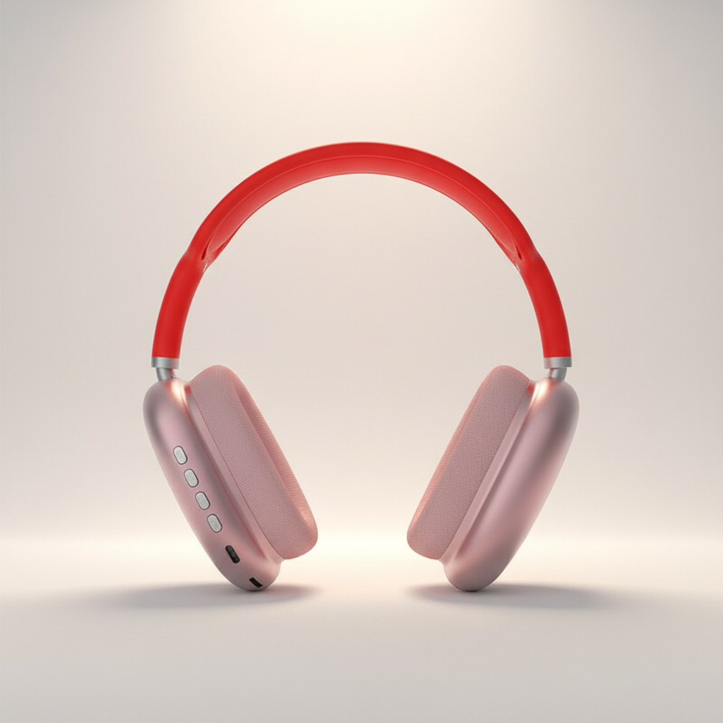 Trådlösa SoundEase hörlurar med stabil Bluetooth-anslutning och lång batteritid för musik på språng.
