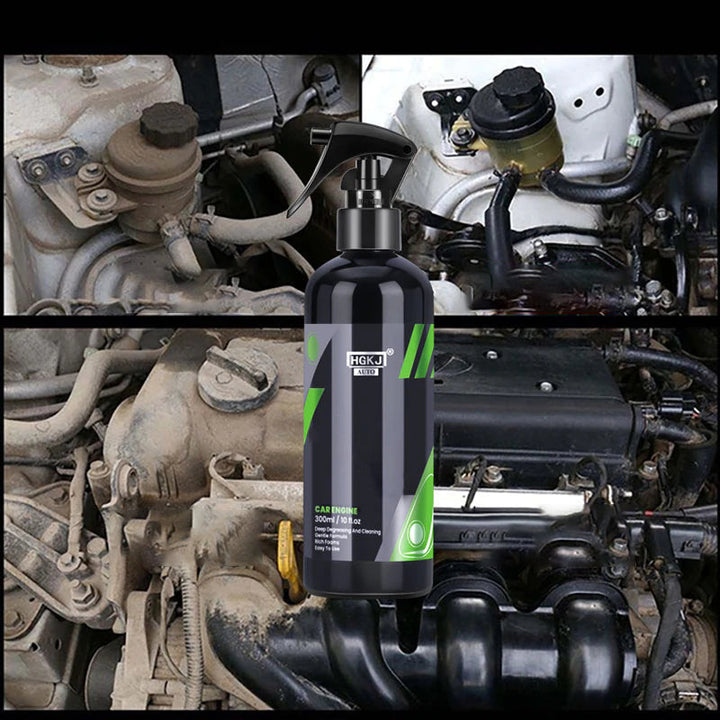 "Spray för bilplast och ytrenovering, ger glans och skydd med torr finish. För in- och utvändig användning."