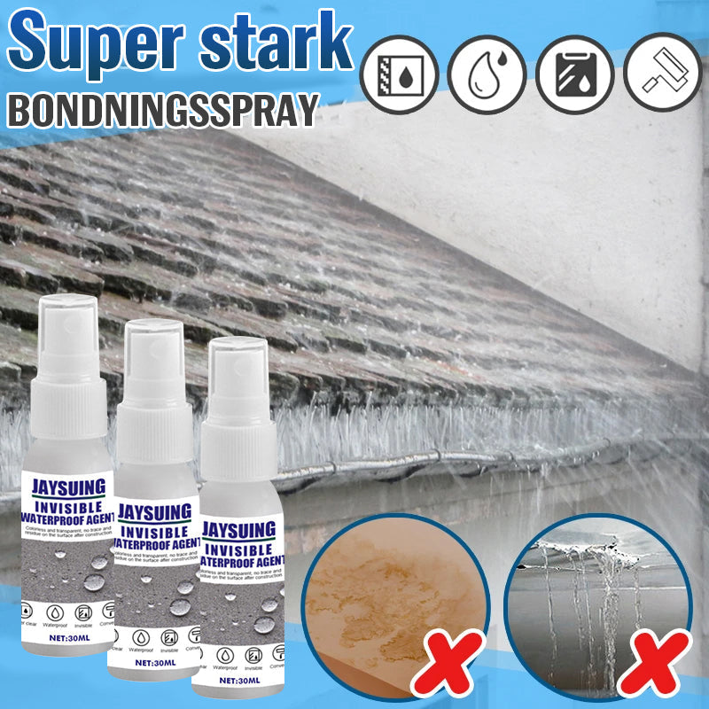 Stark transparent limningsspray för reparationer, vattenbaserad, för inomhus/utomhusbruk, osynligt skydd, Garden & DIY.