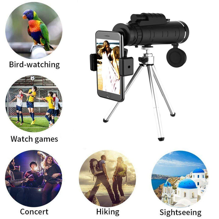 Smartphonefäste för Starscope HD monokulär. Förvandla din mobil till ett kraftfullt teleskop för foton.