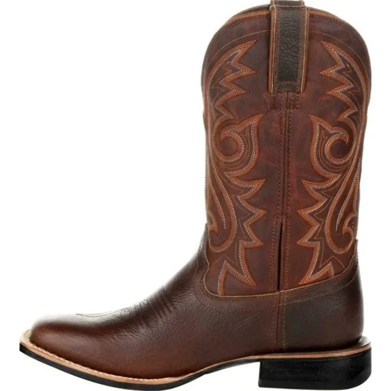 Eleganta herr westernkängor, utmärkta festskor som lyfter din stil vid varje tillfälle.