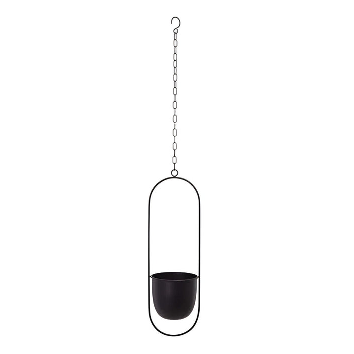 Mångsidig hängande blomkruka i minimalistisk design, passar perfekt i alla moderna hem.