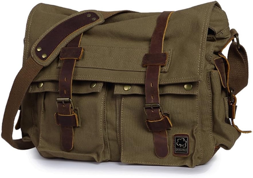 Modern herr-axelväska med säkert laptopfack, idealisk för 15-tums bärbara datorer och dokument.