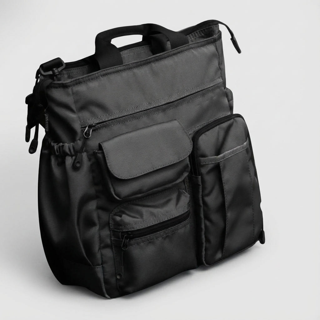 Unisex pendlarväska/laptopväska med axelrem, idealisk för organiserade affärsresor och kontoret.