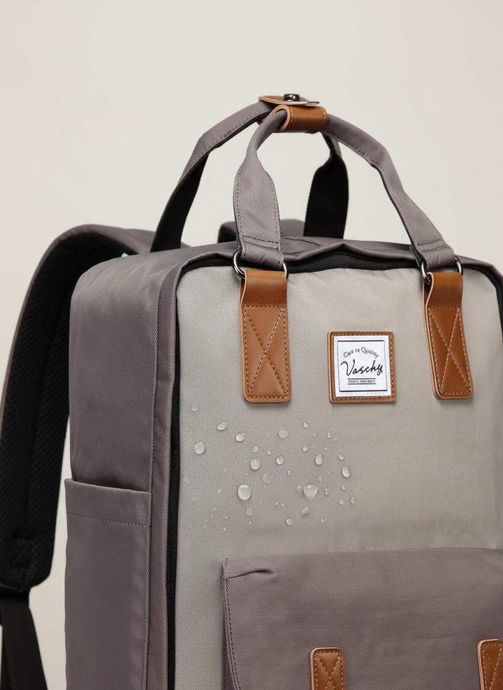 Vardagsryggsäck StylePack med laptopfack, sidovy. Robust vattentålig väska för skola, kontor och pendling.
