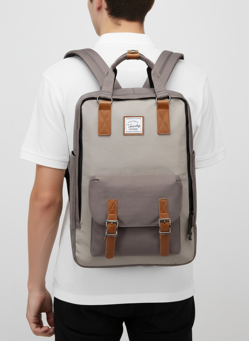 Skyddande StylePack laptopryggsäck med dator inuti. Säker & stilren datorväska för din laptop i vardagen.