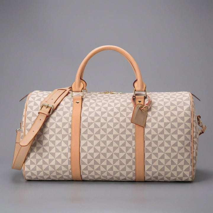 Unisex stilren duffelväska för smidiga resor. Elegant design som passar alla, enkel att packa och bära.