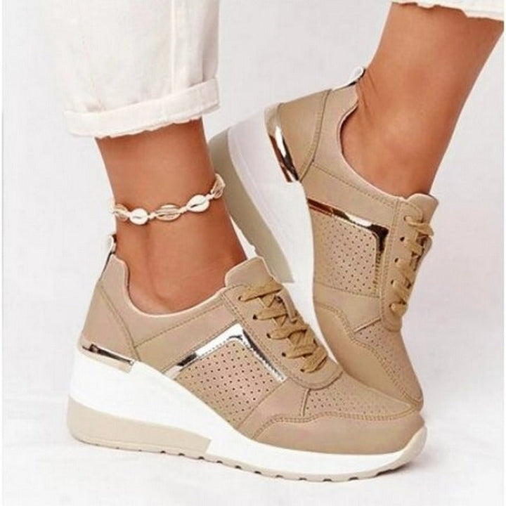 Bekväma rosaskor, damsneakers. Lätta vardagsskor för dam som är både snygga och bekväma.