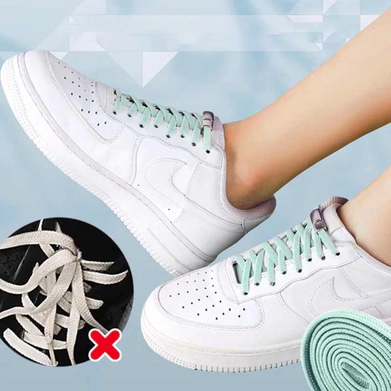 "Stilrena magnetiska skosnöresspännen för damer, enkelt snäppspänne utan knytning, perfekt för sneakers och sportskor."