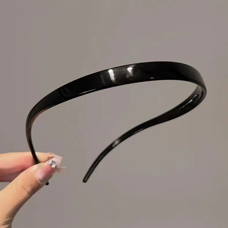 "Stilrent unisex acetatpannband för glasögon, böjt design, perfekt för dag och natt. Accessoar för kvinnor, bekvämt, elegant.