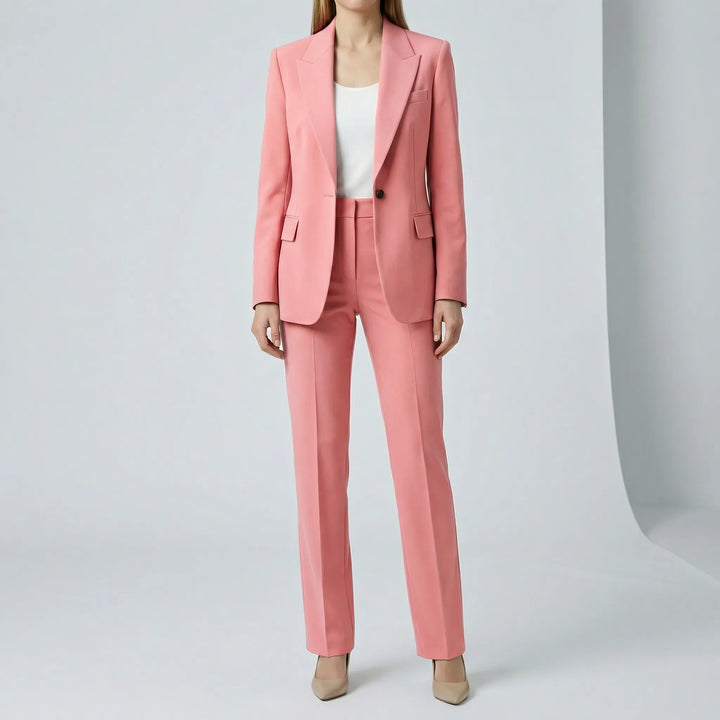 Exklusivt Zara tvådelat damset. Bekvämt, stilrent matchande set; idealiska kvinnokläder för loungewear.