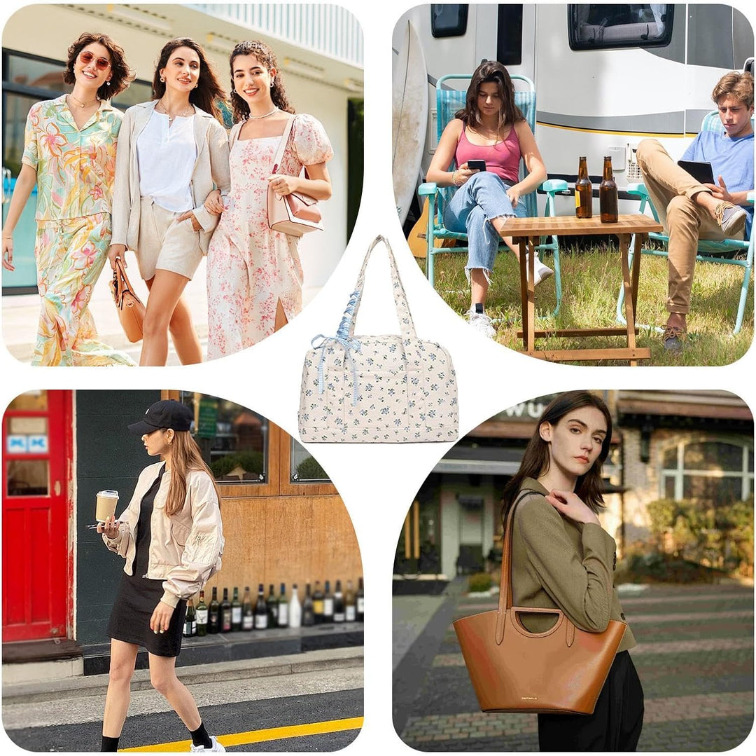 Praktisk shoppingväska: Rymlig rosa canvas duffelväska, stilren och funktionell.