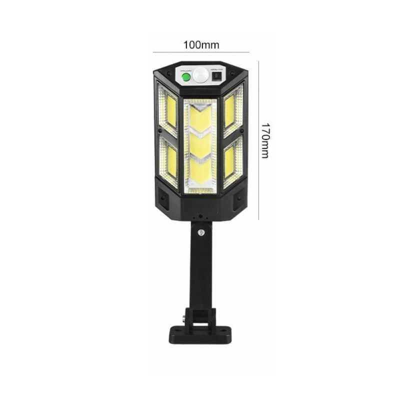 Superkraftig Solar LED-lampa för utomhusbruk, väderbeständig, solcellsdriven med starkt ljus, enkel installation.
