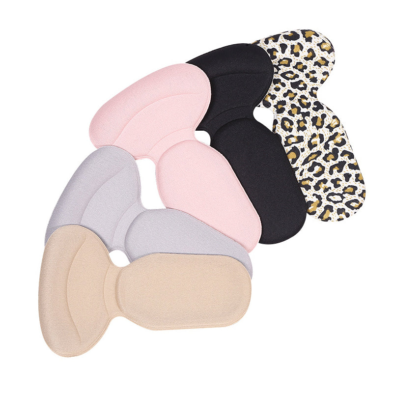 "Svamphälsskydd för smärtlindring, rosa grå och hudtoner, perfekt för alla skor. Avlastning och komfort hela dagen."