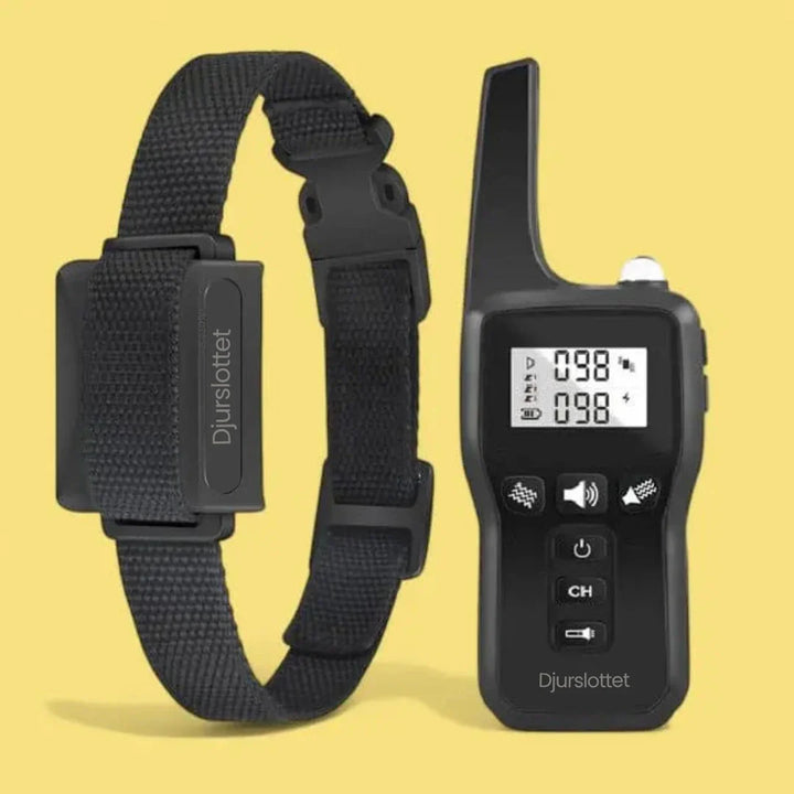 Ergonomiskt designat antiskällhalsband för maximal komfort och effektiv skällkontroll.