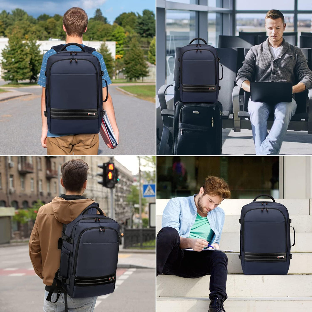 Vattentät reseryggsäck med dedikerat 46,5 cm (18 tum) laptopfack. Säker förvaring för din teknik.
