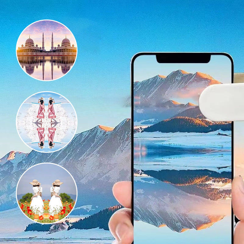 "Svart mobiltelefon reflektionskamera för vloggare, med hållbar konstruktion och kompakt design, perfekt för innehållsskapand