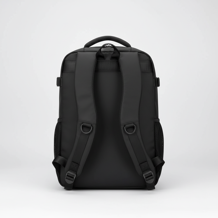 Unisex PackMax reseryggsäck med hjul. Smart grå rullväska för smidig resa, idealisk som handbagage.
