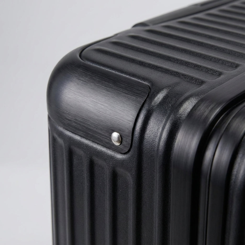 Reptålig ABS PC-handbagage med stabil aluminiumram, skyddar dina tillhörigheter på varje resa.